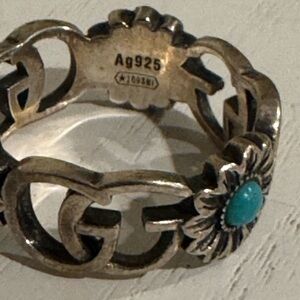 Gucci Double G Flower Ring